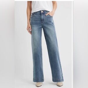 Wit & Wisdom Sam 'Ab'Solution High Waist Wide Leg Jeans
